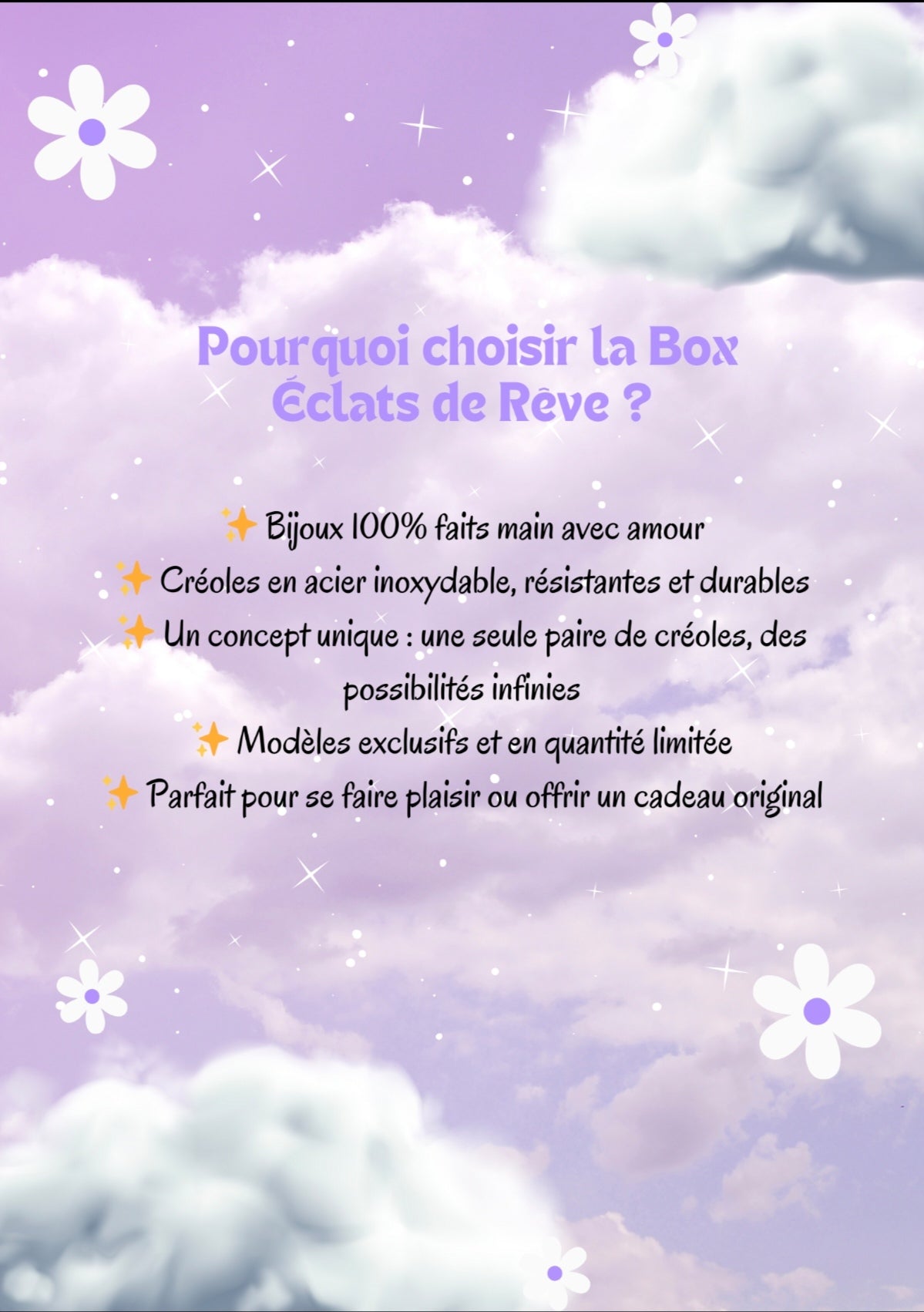 La box réveuse mensuelle des créoles interchangeables