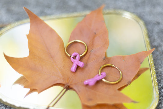 Ruban rose - pour soutenir la lutte contre le cancer du sein 🎗