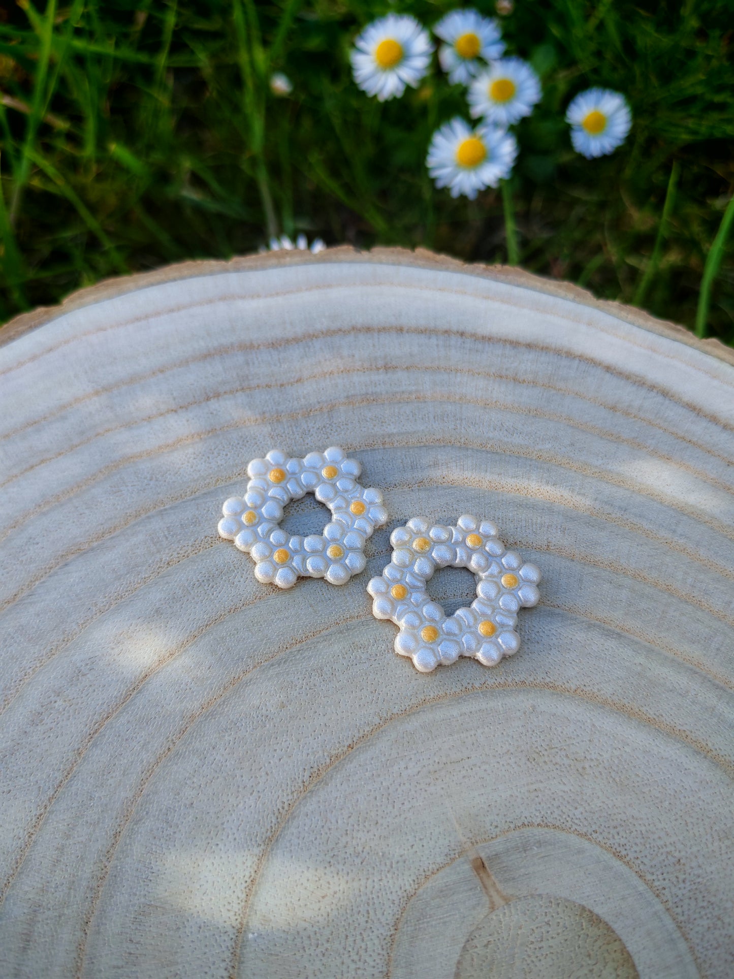 Pampilles interchangeables - par 2 - Couronne de fleurs