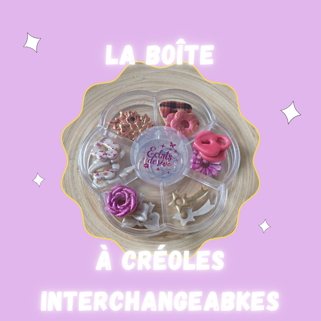 La boîte à créoles interchangeables