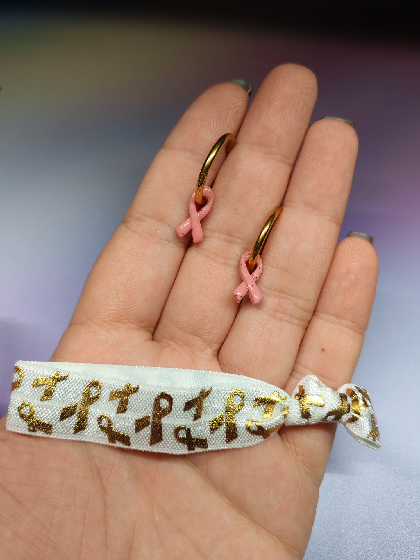 Ruban rose - pour soutenir la lutte contre le cancer du sein 🎗