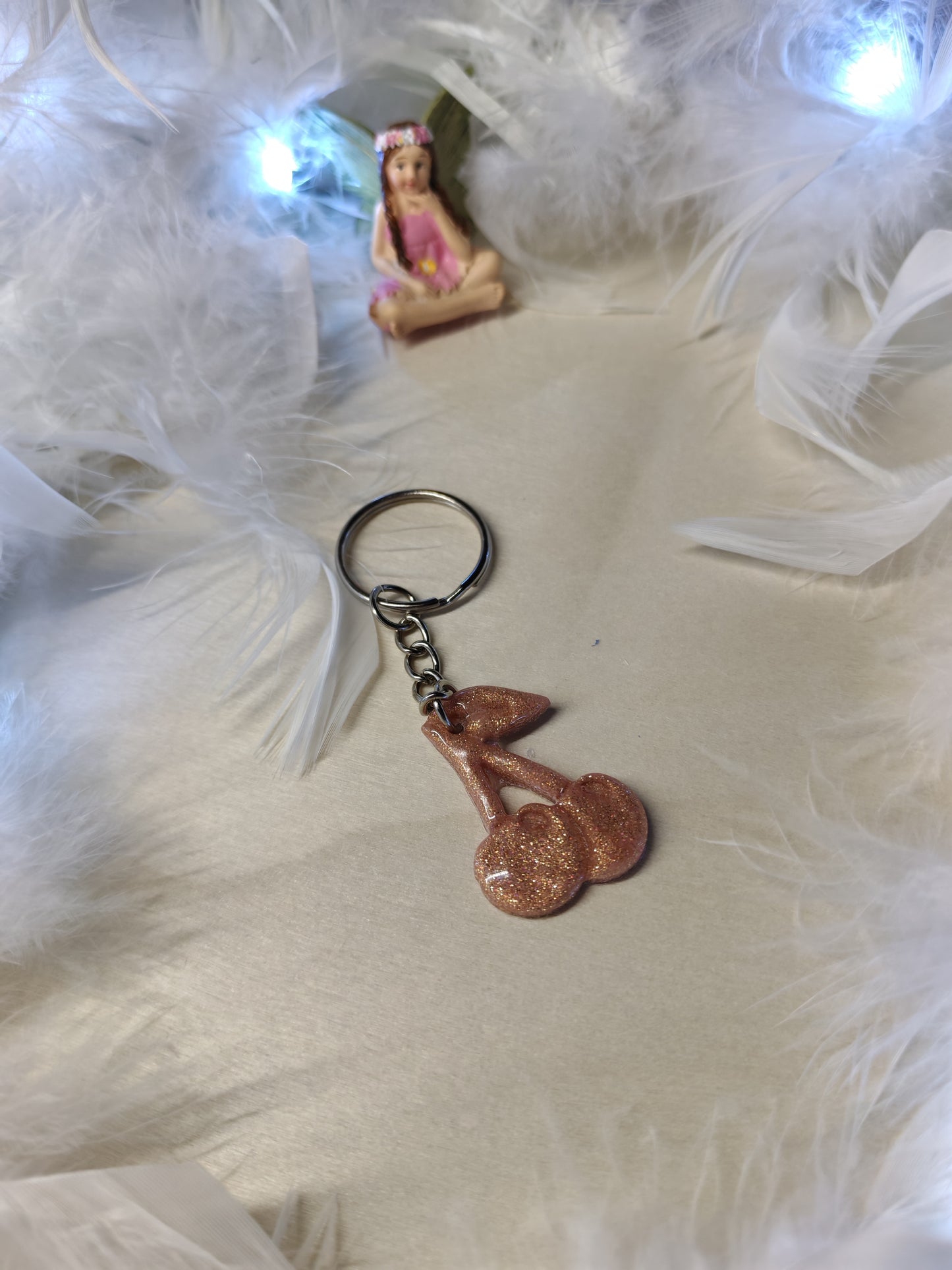 Cherry key ring